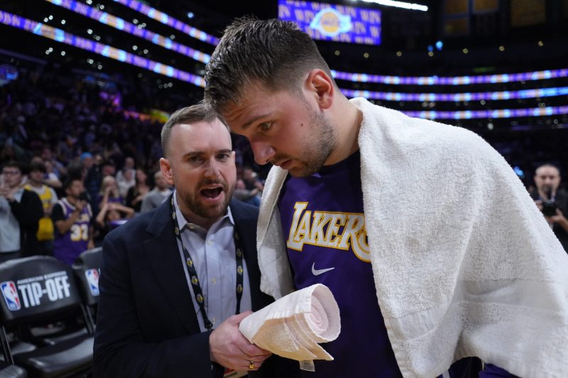 Luka Dončić spearheaded the Los Angeles Lakers’ offense for the first two games of the 2025-26 NBA season.
The Lakers went 1-1 to start the season, but it could be the Lakers’  momentum on offense that’s coming to a screeching halt.
Dončić suffered multiple injuries in the team’s rout of the Minnesota Timberwolves on Friday.
The Slovenian was listed as questionable with a left finger sprain on Saturday evening for the game against the Sacramento Kings on Sunday, Oct. 26.
He was officially ruled out on Sunday with a finger sprain and a lower left leg contusion and will miss at least a week.
The star guard is expected to be reevaluated next week. That leaves the Lakers without their two best scorers in Dončić and LeBron James and in search of where the offensive production will come from. When James’ injury was announced on Oct. 9, the four-time MVP was expected to be reevaluated in three to four weeks.
‘We have to do everything with pace tonight,’ Lakers coach JJ Redick told reporters before Sunday’s game against the Kings.
He has only scored a game over 40+ points once in his career, scoring 45 in a game against the Indiana Pacers on Feb. 8, when James and Dončić were not available to play.
More could be asked of new center Deandre Ayton, who has a career high of 35 points, but who only scored 10 points in the season opener against the Golden State Warriors and 15 against Minnesota.
The Lakers had just four players come off the bench against Golden State before seeing six bench players play in the 128-110 win over the Timberwolves. The question for the Lakers now is where the scoring production will come from on the second unit. Jake LaRavia had the most off the bench against Minnesota with six points. He also had five against the Warriors.
Marcus Smart and Jarred Vanderbilt provided a strong defensive mentality when they came in, but now will likely need to step it up on the offensive end. Smart has 12 total points through the first two games. Vanderbilt has just two.
Jaxson Hayes will be unavailable for a second straight game due to left knee soreness.
How to watch Lakers vs. Kings
The Kings will host the Lakers on Sunday, Oct. 26, at 9 p.m. ET (6 p.m. PT) at the Golden 1 Center. The game will be available on NBA League Pass and locally on NBC Sports California and Spectrum Sports Network.
This post appeared first on USA TODAY Who will Lakers turn to on offense now that Doncic and LeBron are out?