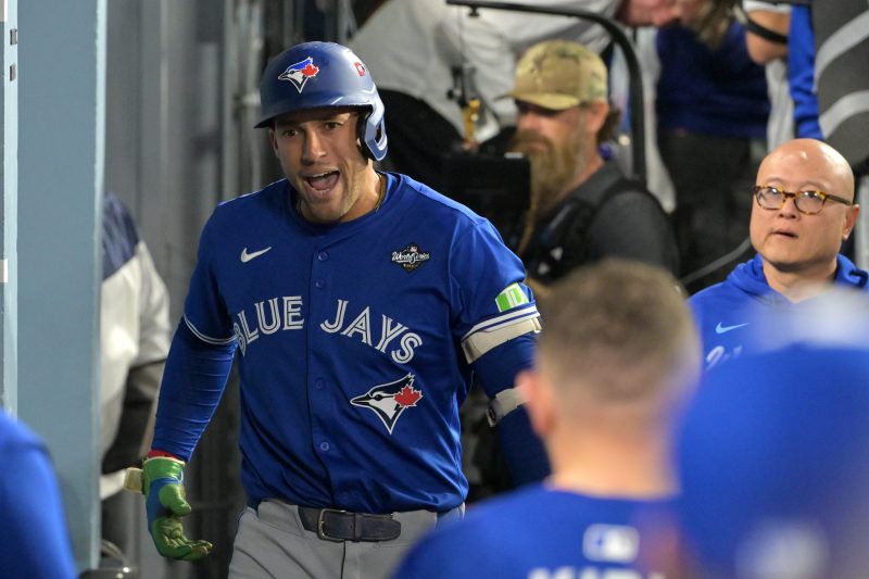 LOS ANGELES – George Springer delivered the Toronto Blue Jays to the World Series. But he might be exiting for good after sustaining an injury in Game 3. 
Springer, Toronto’s designated hitter and leadoff man, winced and immediately walked toward the dugout after a seventh-inning swing as he faced Dodgers left-hander Justin Wrobleski. 
Springer, who has been playing through significant knee pain, clutched his left lower back after his swing, consulted briefly with manager John Schneider and a trainer and walked to the dugout. 
He was replaced by pinch-hitter Ty France, who struck out. 
Springer’s three-run, seventh-inning home run in Game 7 lifted them to victory in the AL Championship Series. He was 3-for-11 in the World Series at the time of injury. 
This post appeared first on USA TODAY George Springer injury update: Star pulled from World Series Game 3